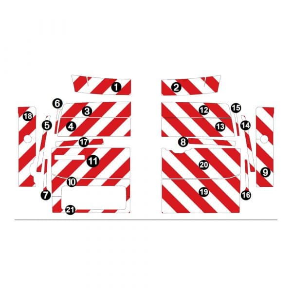 Kit Rouge-Blanc CL. B Total - VW Crafter H2 (2016) – Image 3